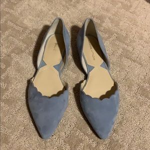 NWOT- Adrienne Vittadini “Friskie” Scalloped Flats
